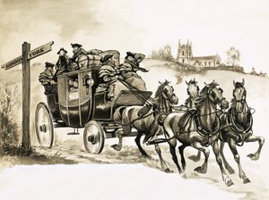 前往约克的驿车 作者 英语学校