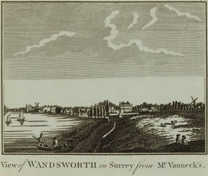 在萨里的Wandsworth视图 作者 英语学校