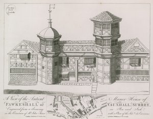 享有Fawkeshall或Vauxhall的Antient Manor House景观 作者 英语学校