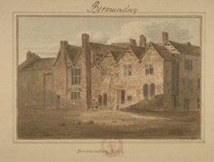 圣救世主修道院，Bermondsey，1809年（纸上写着） 作者 英语学校