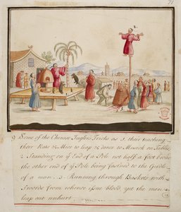 Add.5353，f.71 中国戏法的一些技巧，摘自《各国服饰集》。 作者 English School