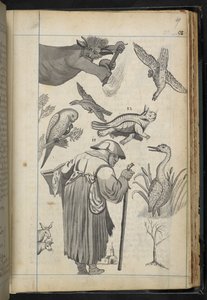 添加 MS 32496 f.49r 插图，选自 "A discourse of Witchcraft as it was acted in the Family of Mr. 作者 英语学校
