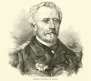 海军上将Fleuriot de Langle，1870年11月 作者 英语学校