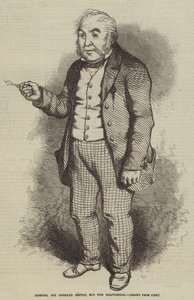 海军上将查尔斯-纳皮尔爵士，南华克区的议员（雕刻）。 作者 英语学校
