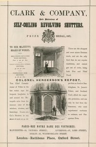 Clark＆Company的广告，自动旋转百叶窗 作者 英语学校