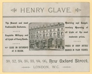 伦敦新牛津街Henry Glave的广告 作者 英语学校