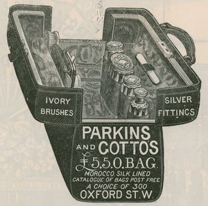 Parkins和Cottos包的广告 作者 英语学校