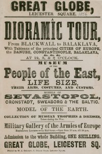 广告为从Blackwall到Balaklava的Dioramic之旅，以及欧洲主要城市的画面 作者 英语学校