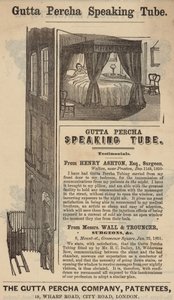 Gutta Percha演讲管的广告 作者 英语学校