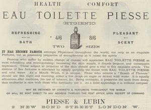 广告，Eau Piesse 作者 英语学校