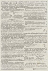 广告，曼彻斯特船舶运河公司（雕刻） 作者 英语学校