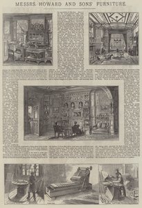 广告，霍华德和儿子的家具（雕刻） 作者 英语学校