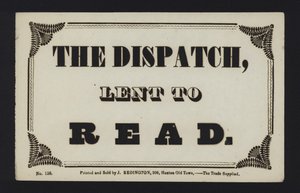 广告：借给阅读的Despatch（类型） 作者 英语学校