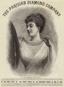 Advertisement, The Parisian Diamond Company (engraving) 作者 英语学校