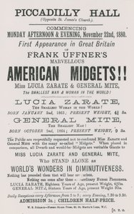 Frank Uffners American Midgets的广告 作者 英语学校