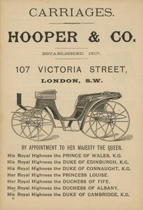Hooper＆Co车厢的广告 作者 英语学校