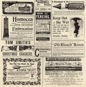 广告传播自The Graphic Christmas Number 1897 作者 English School