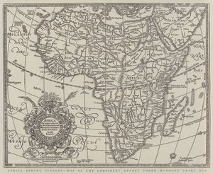 斯坦利之前的非洲，近三百年前的大陆地图（版画） 作者 英语学校