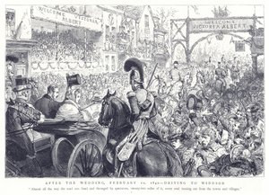 婚礼结束后，1840年2月10日，开车去温莎 作者 英语学校