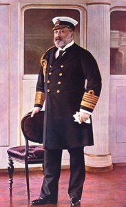 威尔士亲王阿尔伯特·爱德华王子，舰队名誉海军上将，1898年 作者 英语学校