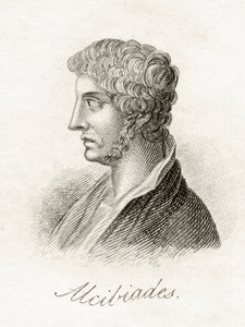 Alcibiades Cleiniou Scambonides，来自&39;Crabb&39;s Historical Dictionary&39;，于1825年出版 作者 英语学校