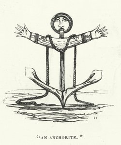 Anchorite（雕刻）。 作者 英语学校