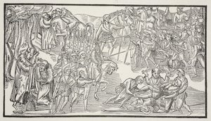 爱尔兰酋长队最后一战，1581年（棕褐色照片） 作者 英语学校