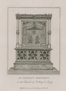 St Mary le Savoy圣坛中的一个古老的物品 作者 英语学校