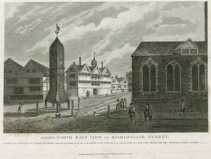 Bishopsgate街古老东北视图 作者 英语学校