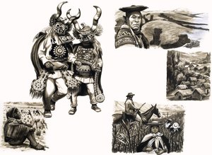 世界古代人：山区的悲剧人物 作者 英语学校