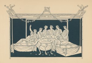 古罗马：赌徒（彩色石版画） 作者 英语学校