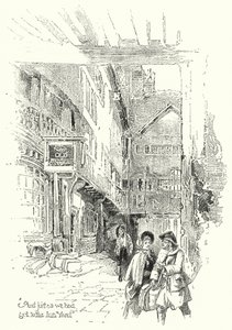 "就在我们到达客栈院子的时候"（Litho）。 作者 英语学校