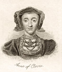 安妮的克利夫斯，来自&39;克拉布历史辞典&39;，1825年出版 作者 英语学校