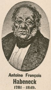 Antoine Francois Habeneck（雕刻） 作者 英语学校