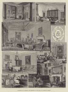 克莱蒙特公寓，奥尔巴尼公爵和公爵夫人的住所（雕刻） 作者 英语学校