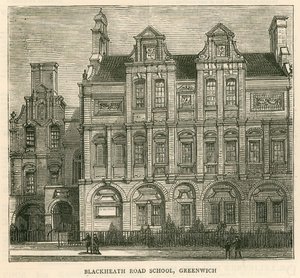 伦敦学校董事会的建筑：Blackheath Road School，Greenwich，London 作者 英语学校