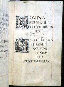 档案 3693 fol.4 牛津大学新学院捐赠书中的一页 作者 英语学校