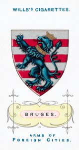 布鲁日的徽章(chromolitho) 作者 英语学校