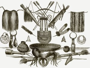 印第安人的武器，装饰品和器皿 作者 英语学校