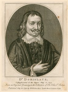 暗杀艾萨克-多里斯劳斯博士，1649 年 5 月（雕刻） 作者 英语学校