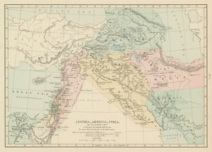 亚述、亚美尼亚、叙利亚及邻近地区（彩色石印版） 作者 英语学校