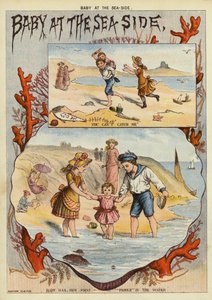 海边的婴儿(chromolitho) 作者 英语学校