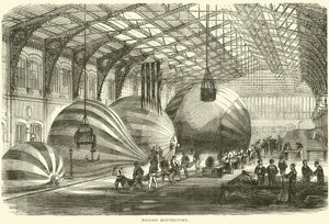 气球制造厂，1870年10月 作者 英语学校