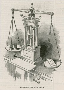 英格兰银行，金银办公室和黄金称重室 作者 English School
