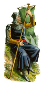 国王爱德华一世的横幅持票人，1274-1307 作者 英语学校