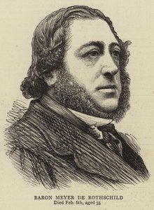 Baron Meyer de Rothschild (engraving) 作者 英语学校