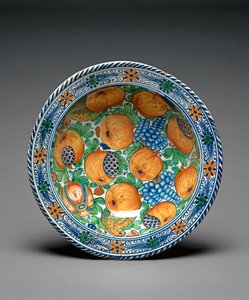 盆地，1639（锡釉陶器） 作者 英语学校