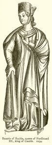 Suabia的Beatrix，费迪南德三世女王，卡斯蒂利亚国王。 1234 作者 英语学校