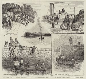 在四桥存在之前，穿越四五二十年前（版画） 作者 英语学校