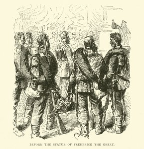 在1871年5月弗雷德里克大帝雕像前 作者 英语学校